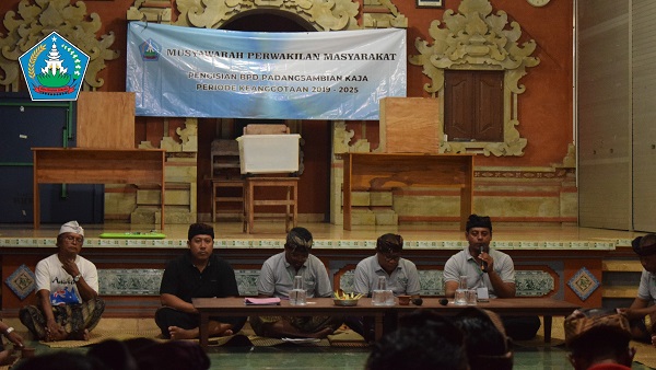 Pengisian BPD Padangsambian Kaja dari Unsur Keterwakilan Wilayah Umaklungkung