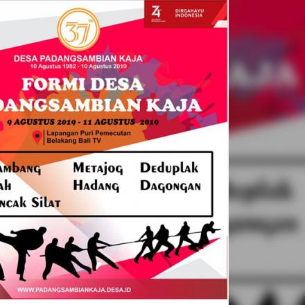 FORMI DESA Padangsambian Kaja 9 - 11 Agustus Tahun 2019