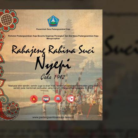 Selamat Hari Raya Nyepi Tahun Baru Caka 1942