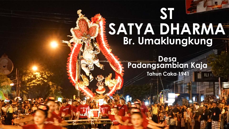 Kemeriahan Parade Ogoh-Ogoh Desa Padangsambian Kaja Tahun Caka 1941