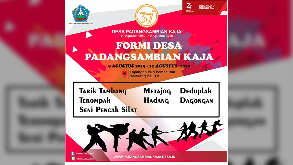 FORMI DESA Padangsambian Kaja 9 - 11 Agustus Tahun 2019