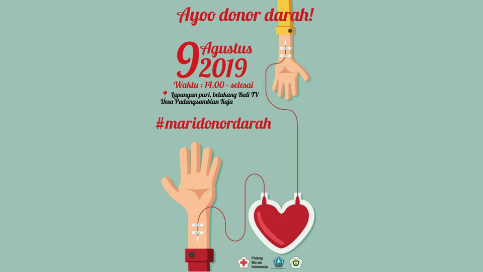 Kegiatan FORMI Desa Padangsambian Kaja diisi dengan Kegiatan Donor Darah