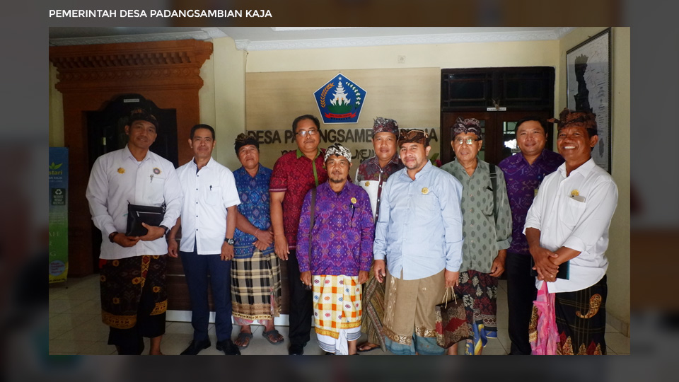 Perbekel Padangsambian Kaja menerima Audiensi dari Pengurus PHDI Kota Denpasar