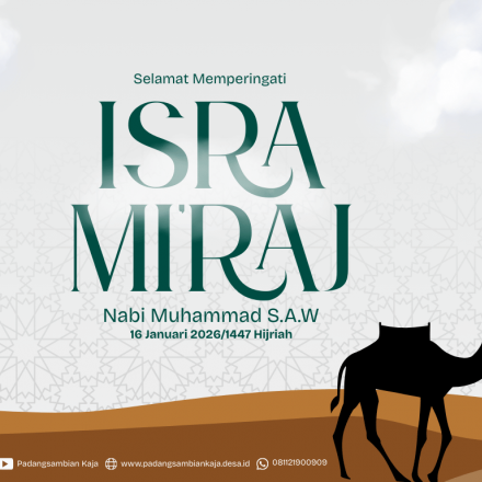 Selamat Memperingati Isra Mi'raj 1447H